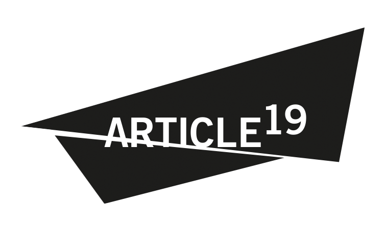 Black ARTICLE 19 logo