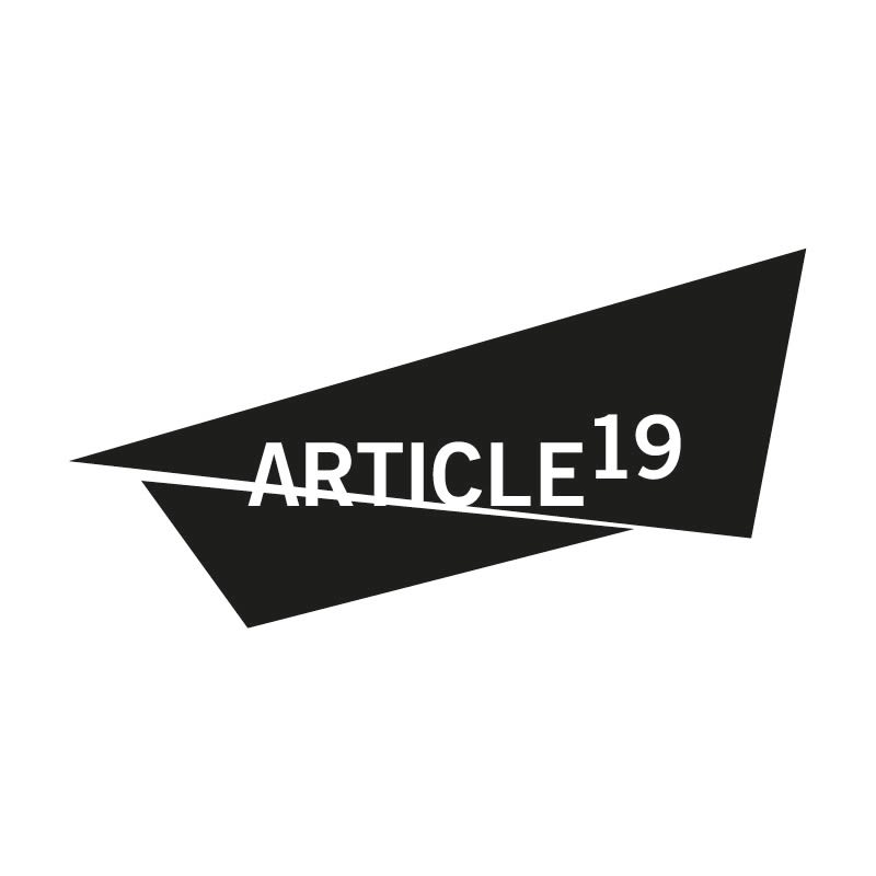 Black ARTICLE 19 logo